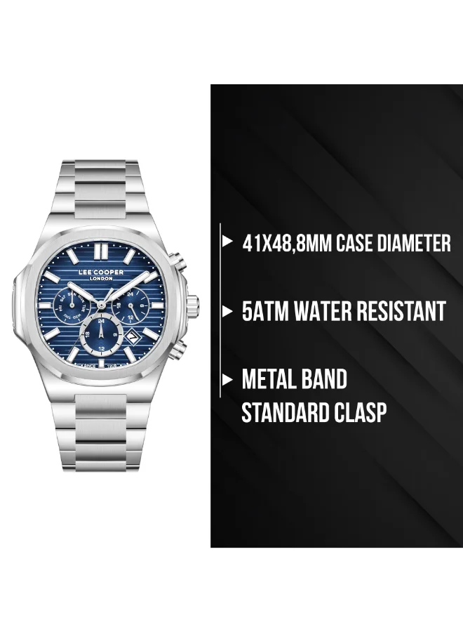 Lee Cooper  Men's METAL Multi Function Watch LC08272.390 - 41X48,8 mm for Men | Best Price UAE